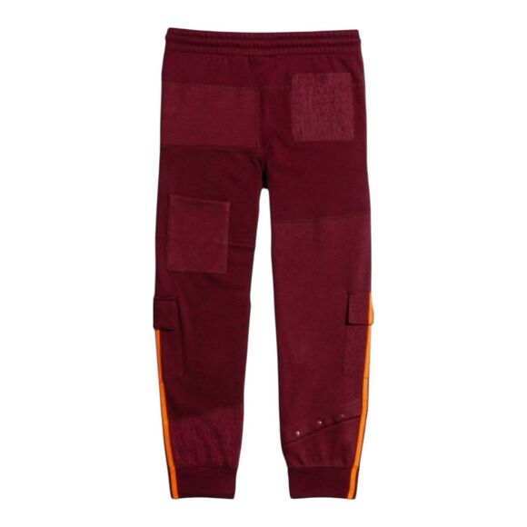 Adidas Ivy Park Cargo Sweatpants Joggers Beyonce Maroon Solar Orange Size Small - Picture 2 of 8